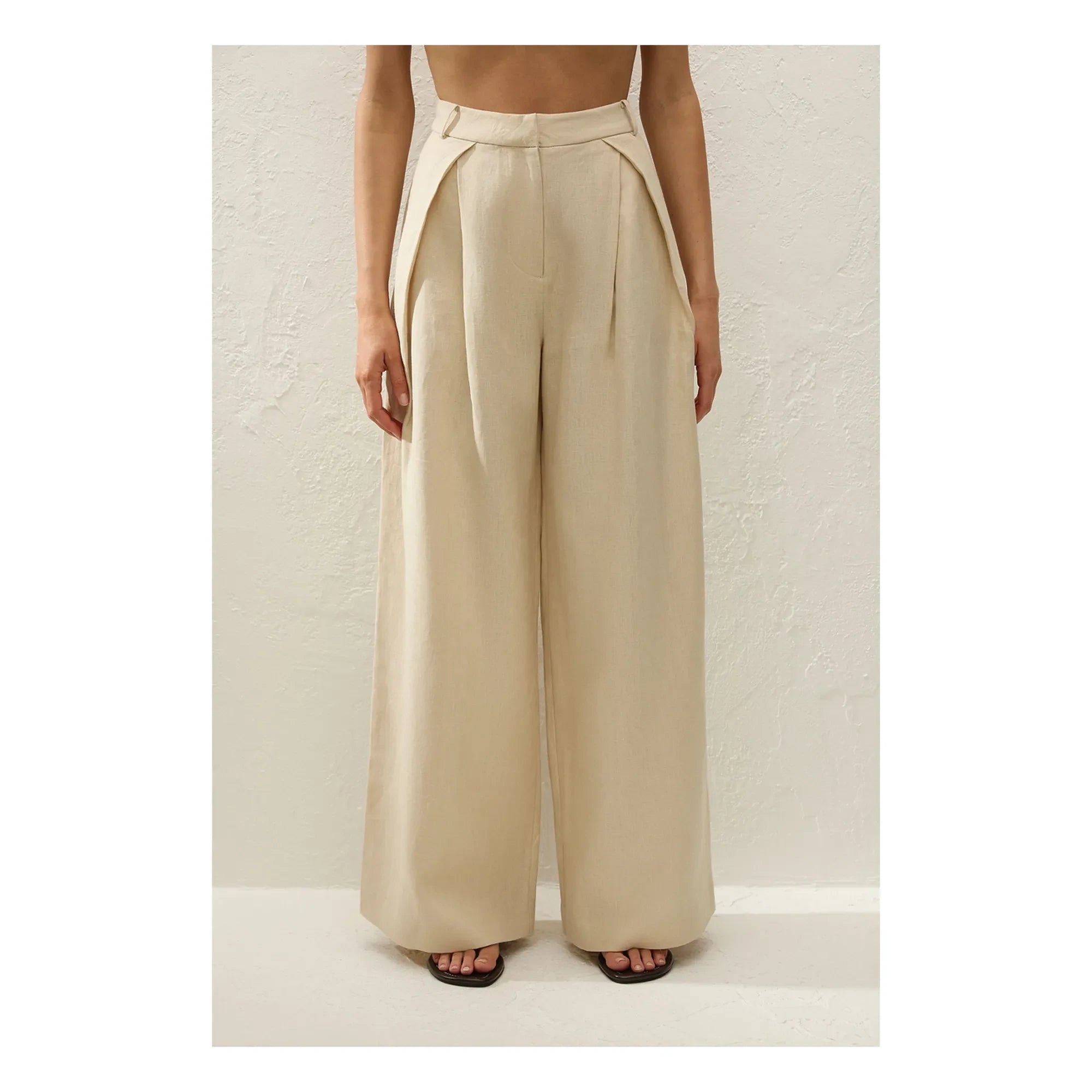 Faithfull the Brand - Sofia Keten Pantolon | Panna Cotta