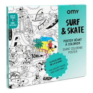 Omy - Boyama Posteri - Surf & Skate