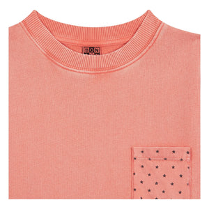 Bonton - Narciss yıldız cepli sweatshirt | Pembe