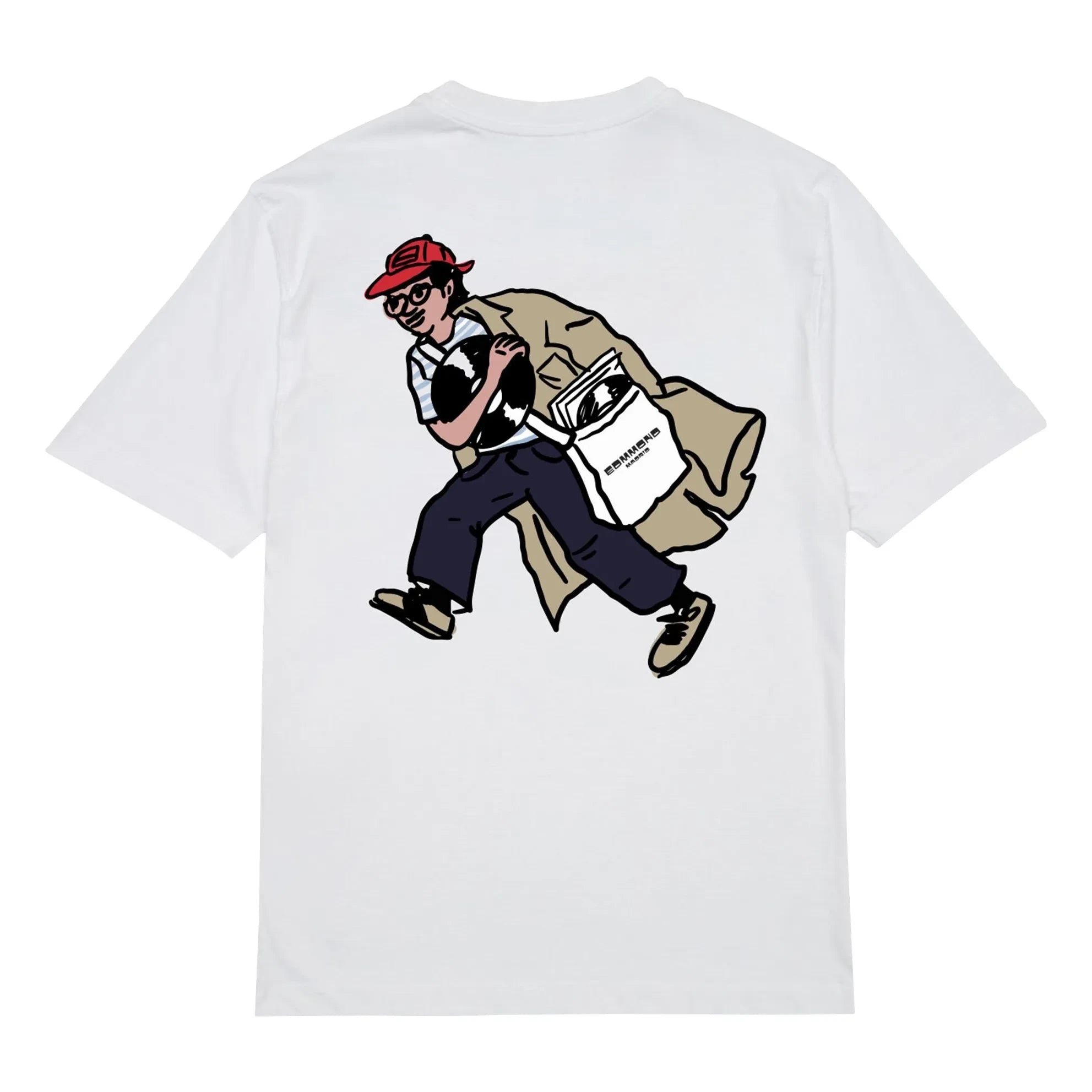 Edmmond Studios - Melomaniac Cotton T-Shirt | White