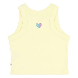 Jenest - Bonnie organic cotton tank top | Pale yellow