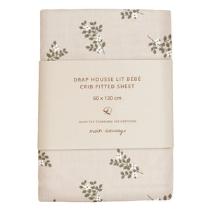Main Sauvage - Holly Flowers lastikli çarşaf | Kum