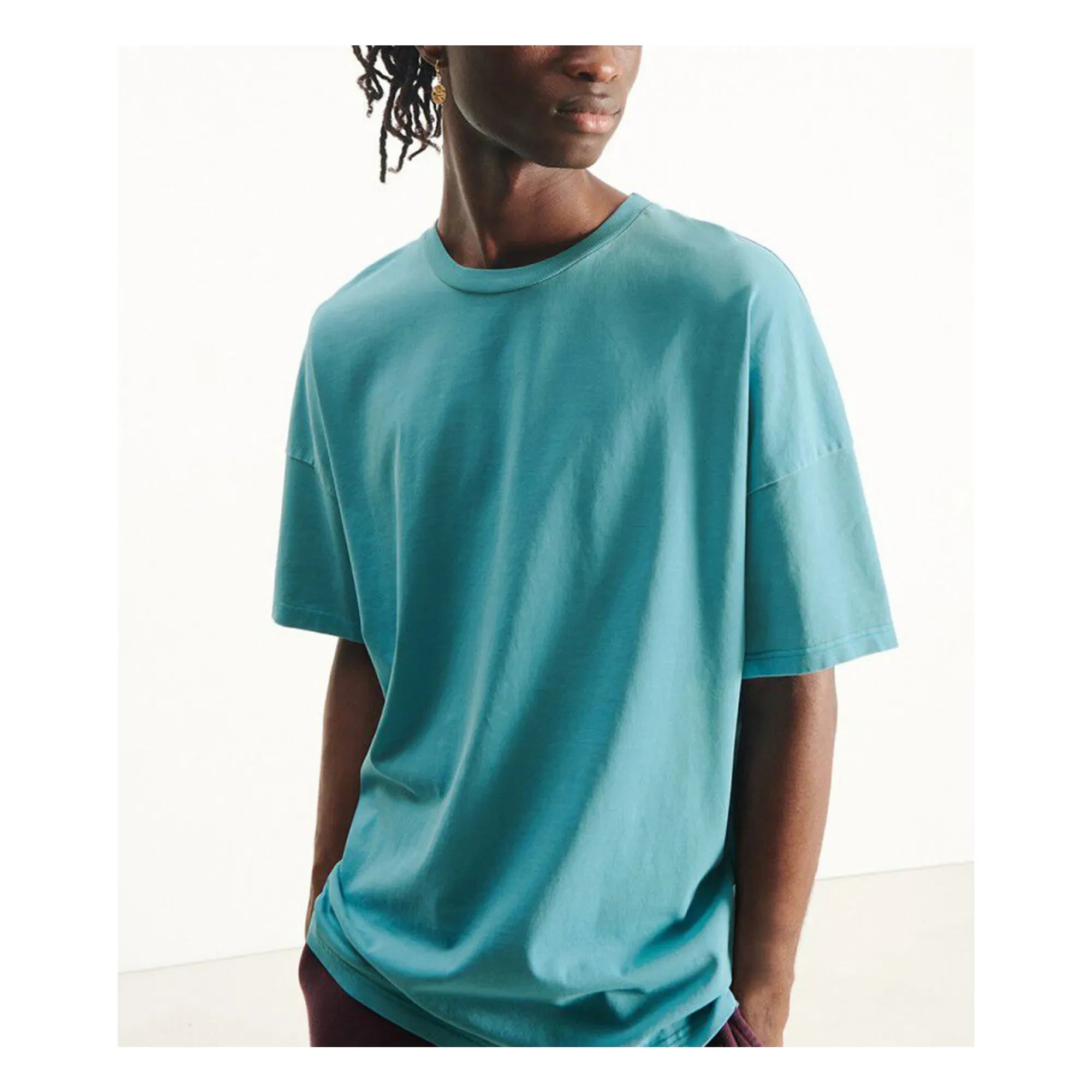 American Vintage - Fizvalley Tişört | Lagoon Blue
