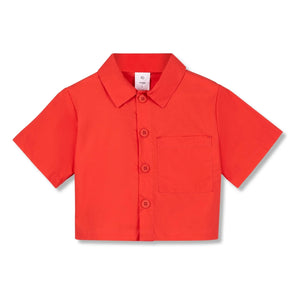 Wynken - Short Fit Shirt | Red