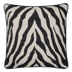 Broste Copenhagen - Zebra yastık kılıfı | Noir/Blanc