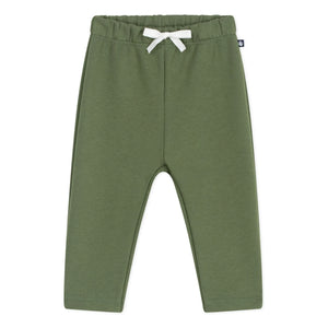 Petit Bateau - Düz Elastik Paçalı Jogger | Zeytin Yeşili