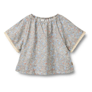 Wheat - Hannah Fleurie Bio-Baumwoll-Bluse | Hellblau