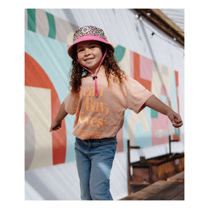 Hello Hossy - Bob Kordon verstellbar Leopard recycelte Fasern | Fuchsie