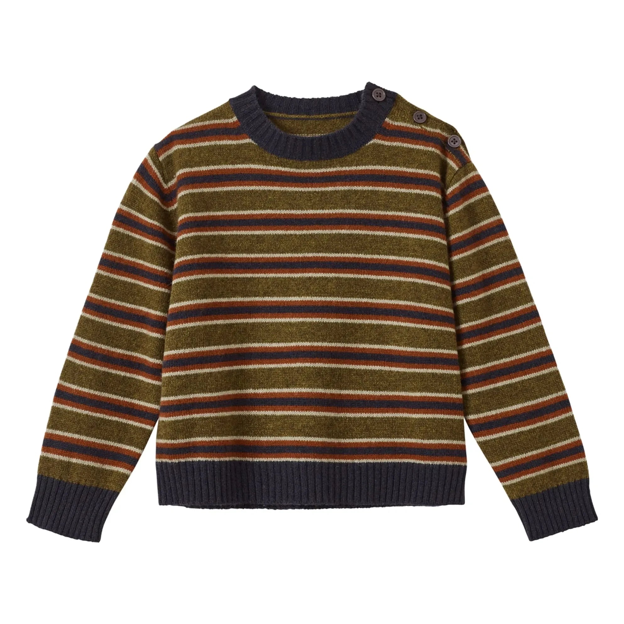 Karamell - Chester Merinopullover | Khaki