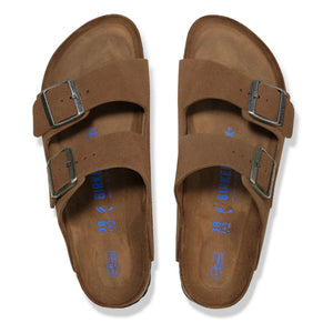 BIRKENSTOCK - Arizona Sandalen aus weichem Wildleder | Braun