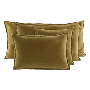 Haomy – Kissenbezug Manhattan Samt | Gold