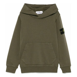 Stone Island – Kapuzenpullover mit Logo | Khaki