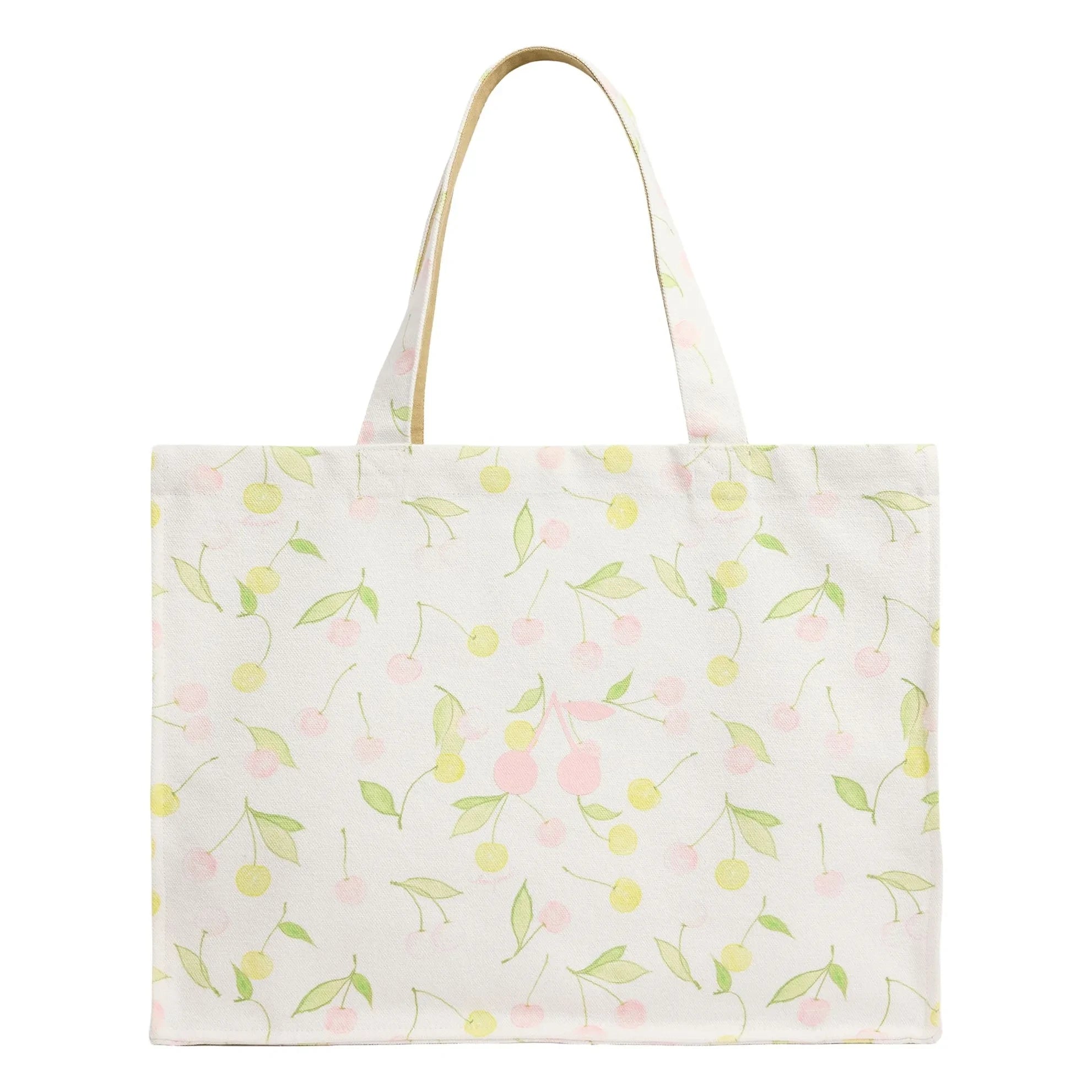 Bonpoint - Emiko Cherry | Ecru Tote Bag