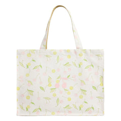 Bonpoint - Emiko Cherry | Ecru Tote Bag