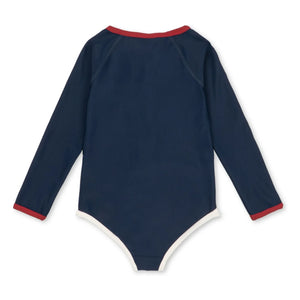 Konges Sløjd - Laguna Long Sleeve Swimwear Recycled Fibres | Navy Blue