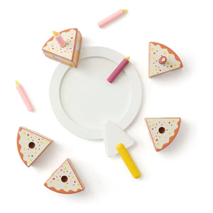 Kid's Concept - Doğum günü pastası kesme seti | Pembe