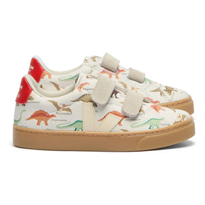 Veja - Veja x Museum Small Esplar Dinosaurs Deri Çizgili Sneakers | Beyaz