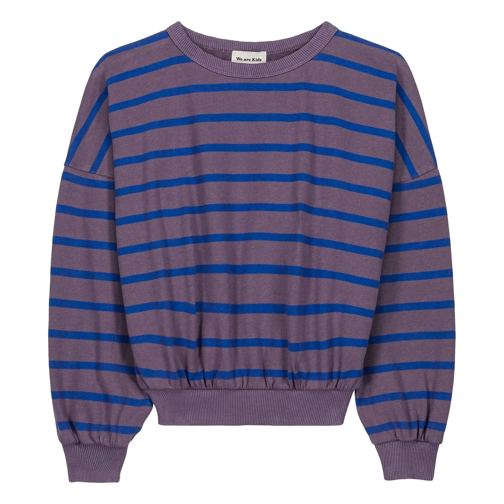 We Are Kids - Tony gestreiftes Sweatshirt aus Bio-Baumwolle | Lila