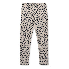 Liewood – Marien Leggings aus Bio-Baumwollripp mit Leopardenmuster | Braun