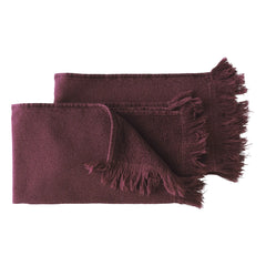La cerise sur le gâteau - Luna Organic Cotton Guest Towels - Set of 2 | Burgundy