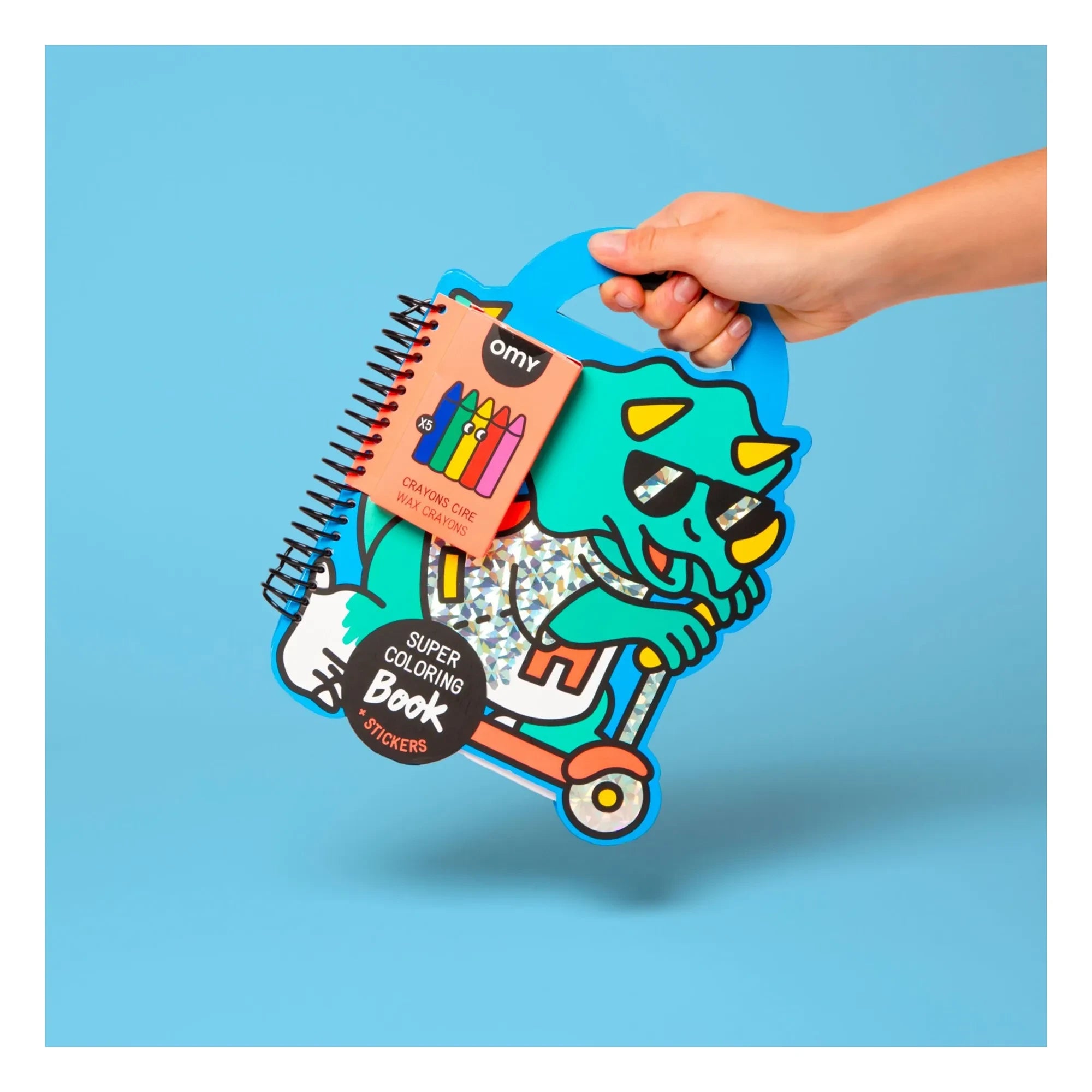 Omy - Sticker'lı Dino boyama kitabı