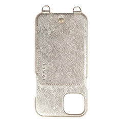 Louvini - Lou Metallic Leather iPhone Hülle | Gold