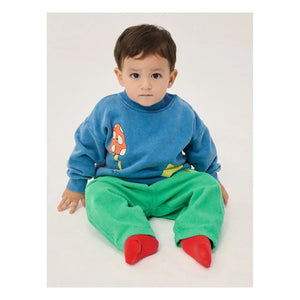 Bobo Choses - Mantar Pantolon Kadife Organik Pamuk | Yeşil