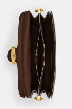 Coach Tabby Chain Shoulder Bag With Quilting Deri Çanta