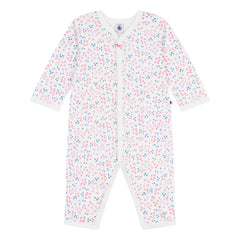 Petit Bateau - Dors Bien Floral Pajama | White
