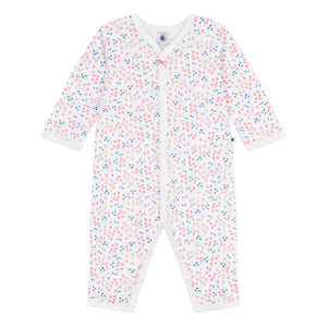 Petit Bateau - Dors Bien Floral Pajama | White