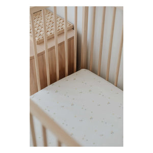 Soft Spot - Organic Cotton Dandelion Fitted Sheet | Off-White