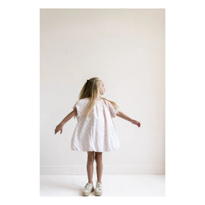 Jenest - Bella Pois Coton Bio Ballonkleid | Hellrosa