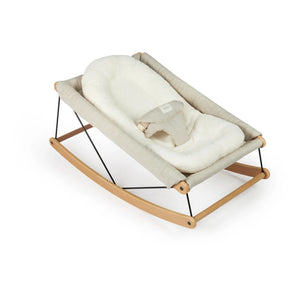 Nobodinoz - Growing Green Baby Bouncer Organic Cotton Cloth for Mattress | Newborn