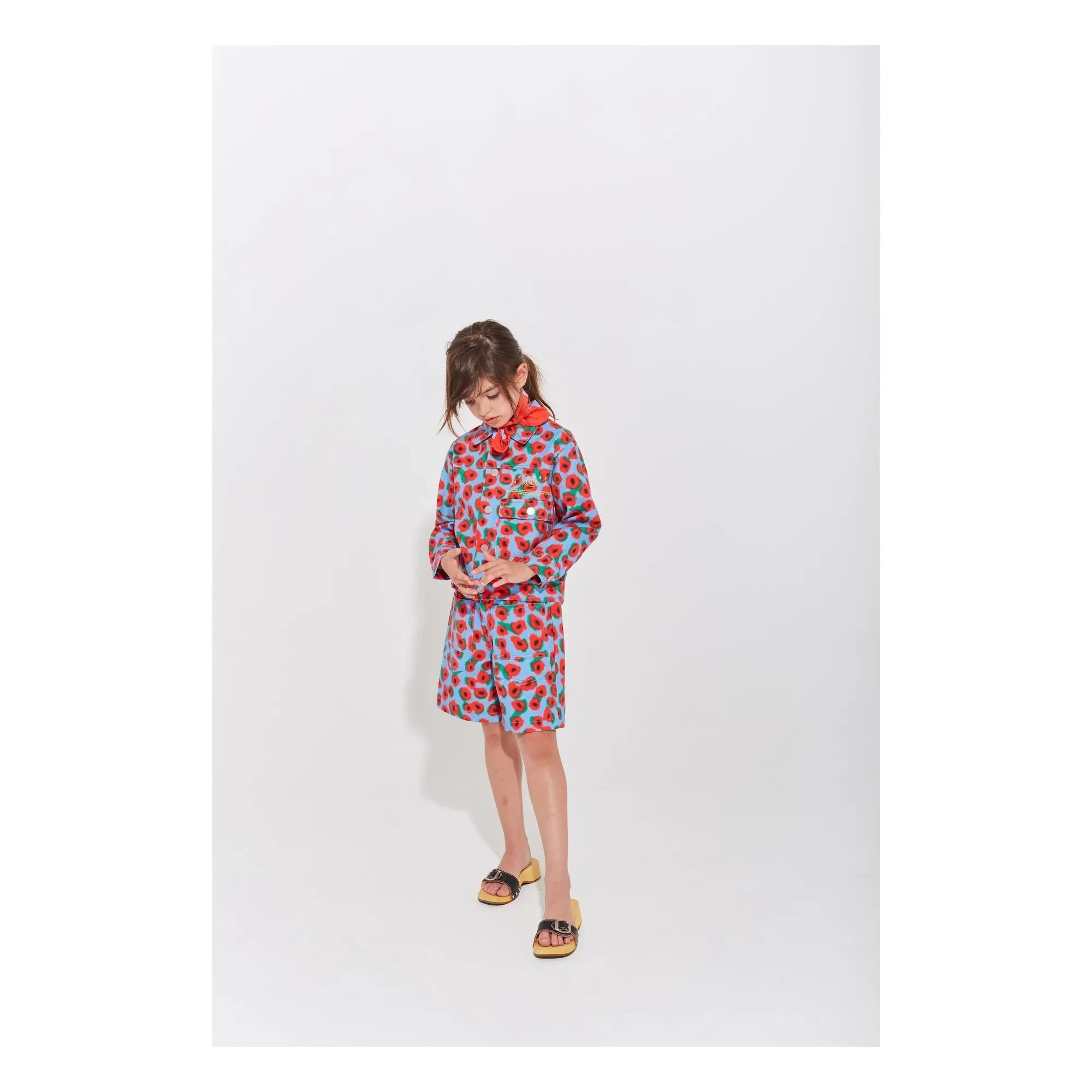 Wynken - Geblümte Shorts | Blau