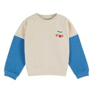 Emile et Ida - Cherry Sweat | Creme