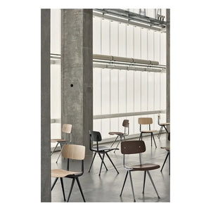 Hay - Result Smoked Oak Chair - Friso Kramer & Wim Rietveld Reproduction | Beige