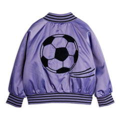 Mini Rodini - Football Bomber Satiniert Recycelte Fasern | Lila