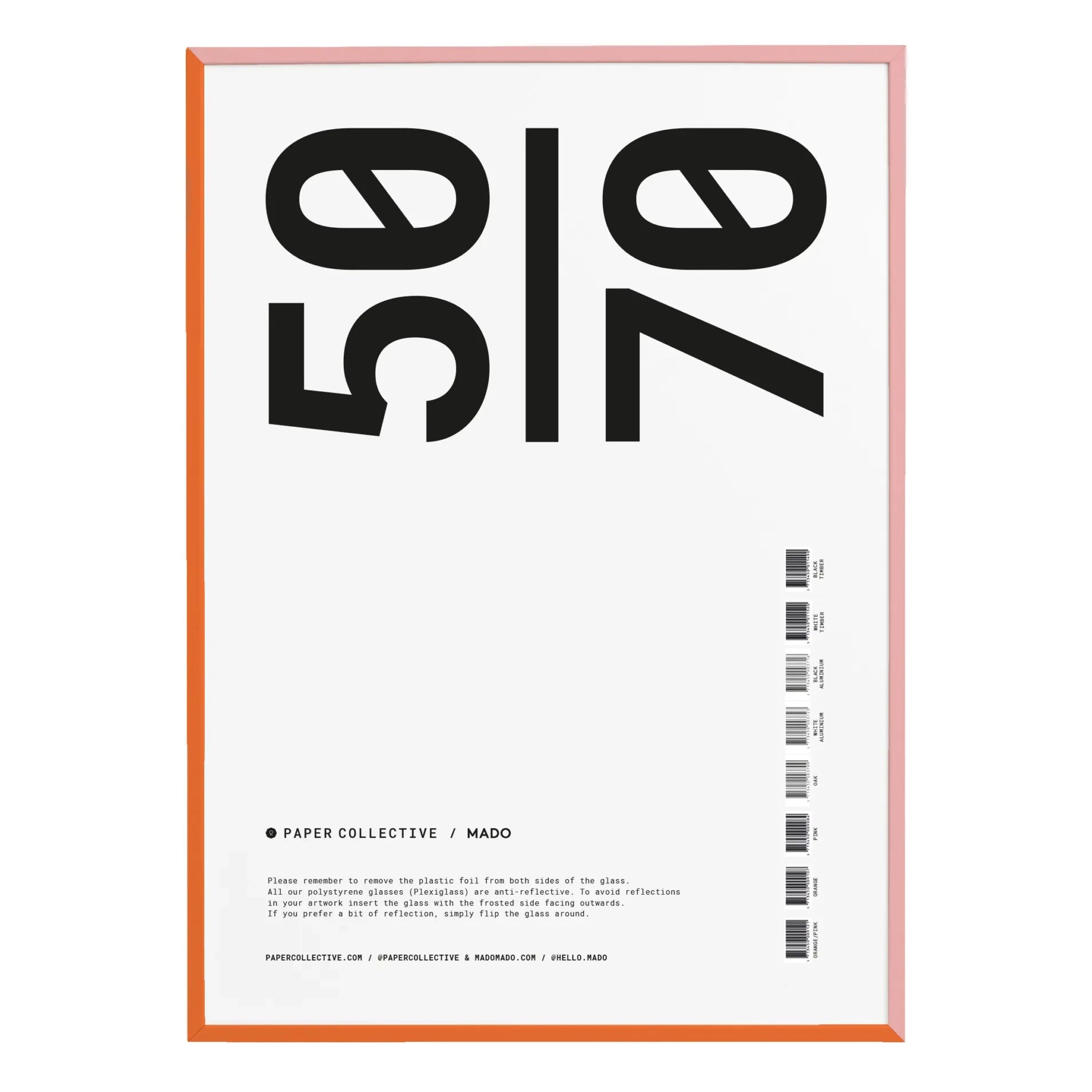Paper Collective - Two-Tone Wooden Frame