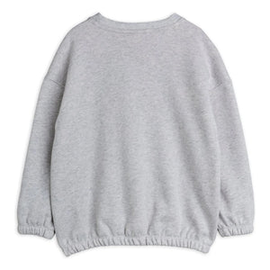 Mini Rodini - Siyamese organik pamuklu sweatshirt | Gri melanj