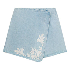 Louise Misha - Myrta Pamuk Etek | Mavi