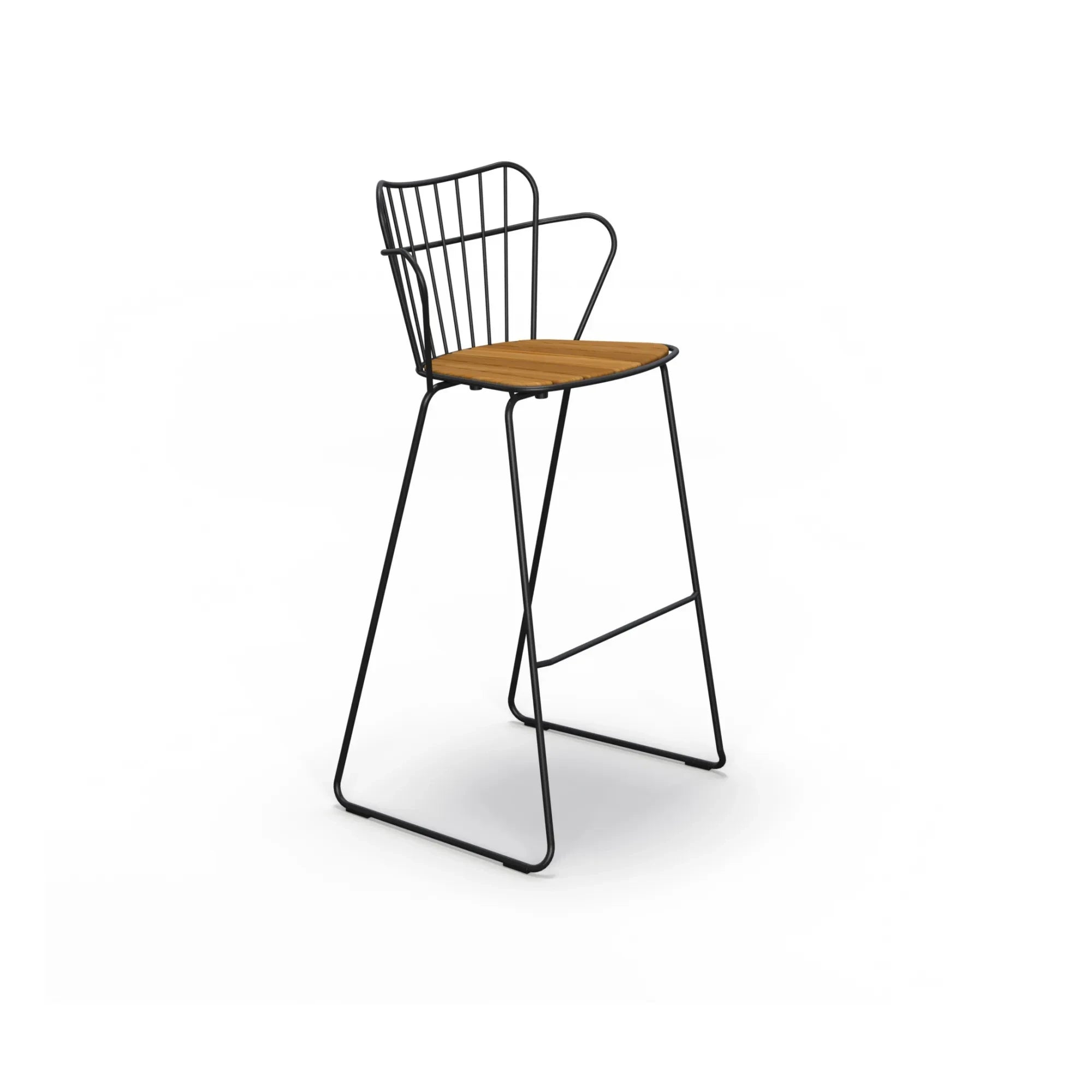 Houe - Paon Outdoor Bar Chair | Black