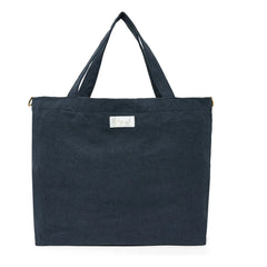 Adorna – Leinen-Einkaufstasche | Marineblau