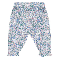Tartine et Chocolat - Rüschenhose mit Liberty-Druck | Weiß