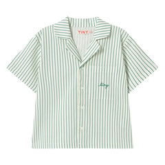 Tinycottons - Striped Linen Shirt | White