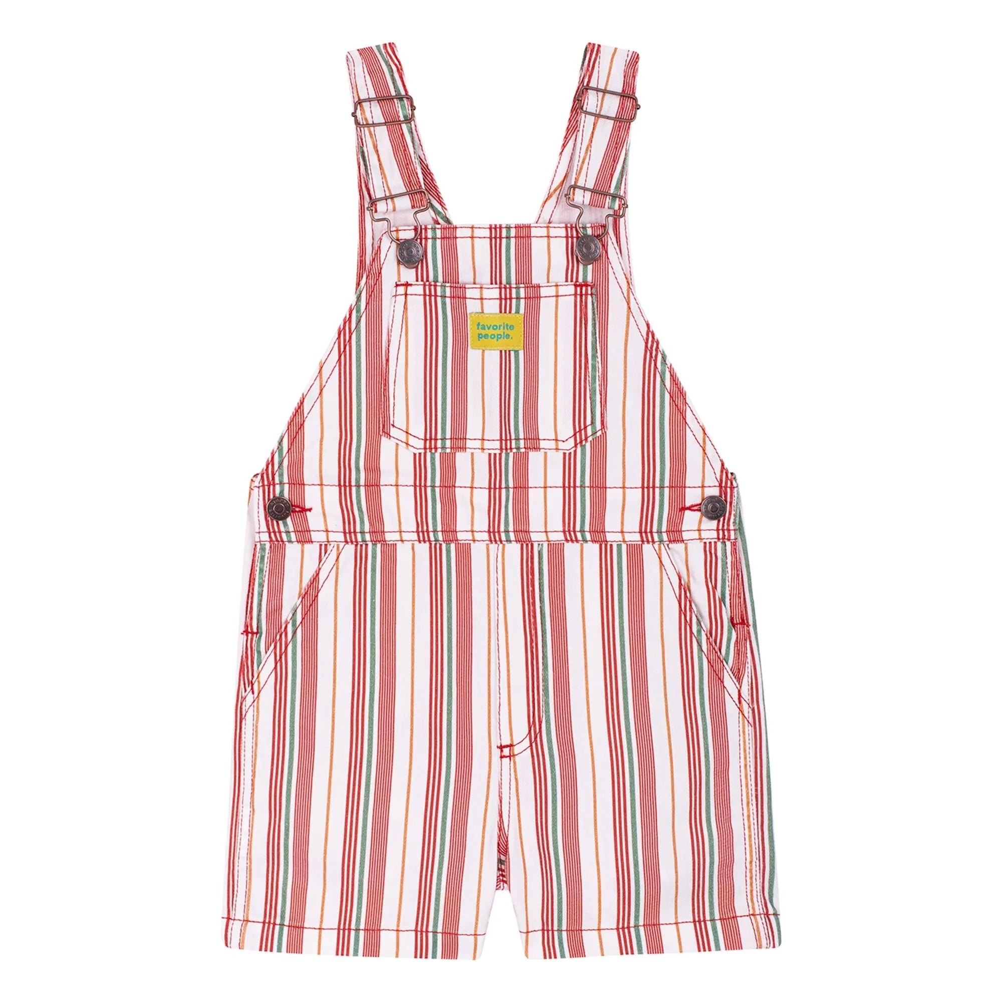 Favorite People - Lasagna Striped Short Jumpsuit | Pink