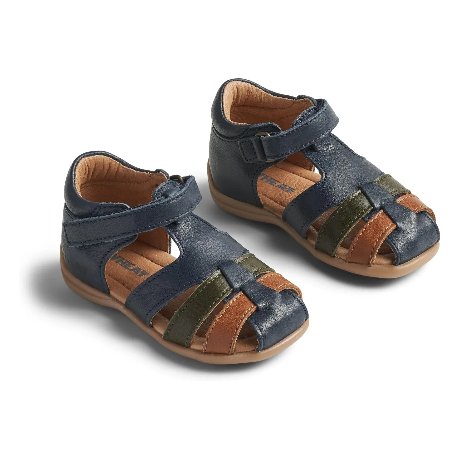 Wheat - Robbie Deri Sandals | Lacivert