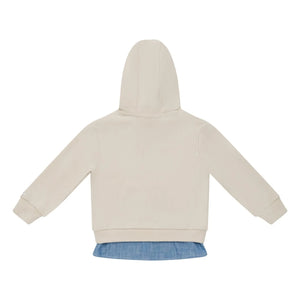 Donsje - Lirian Organik Pamuklu Kapüşonlu Sweatshirt | Ecru