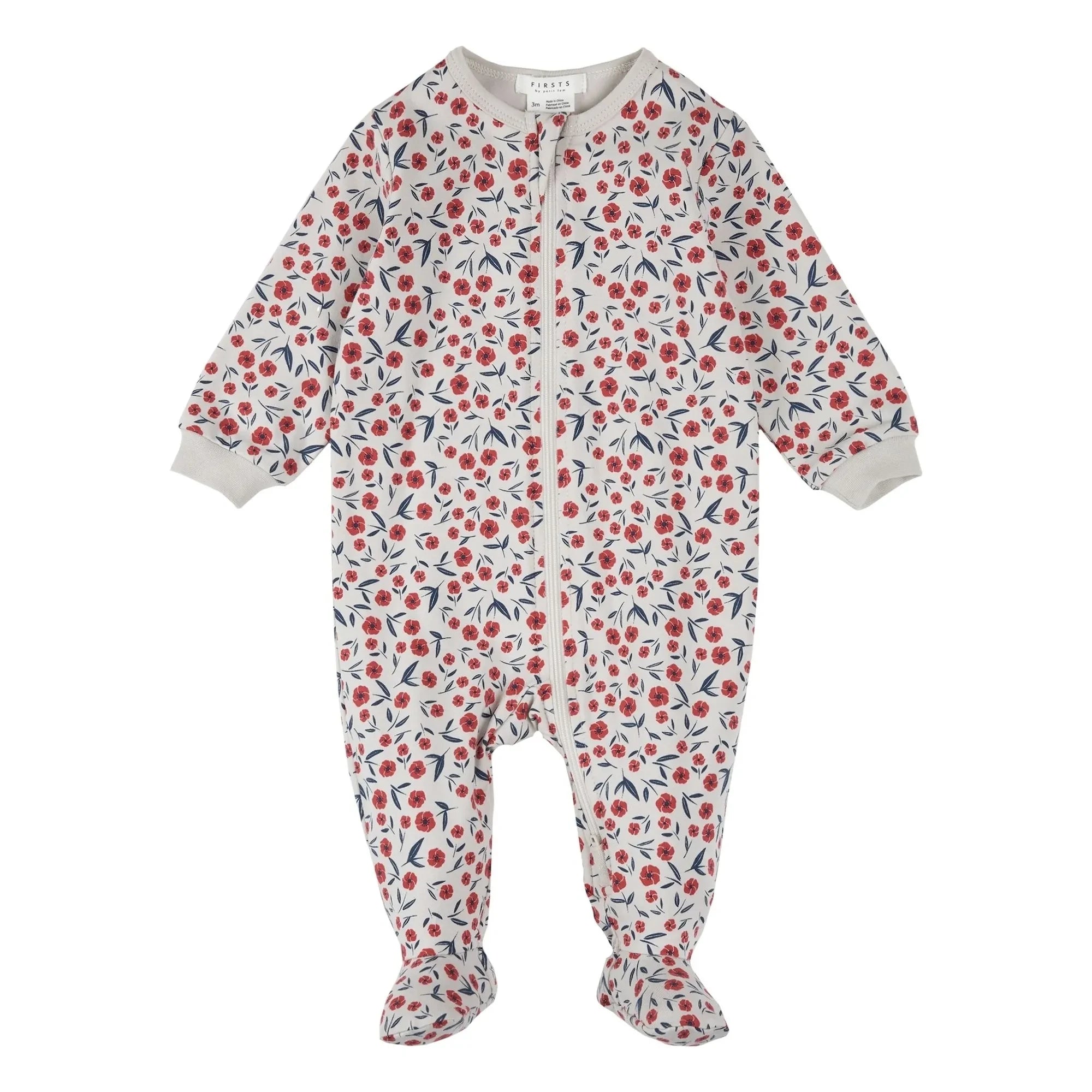Petit Lem - Organik Pamuklu Poppy Pijama | Bej