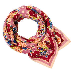 Apaches - Large Floral Latika Shawl | Pink