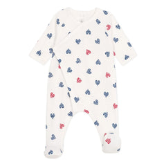 Petit Bateau - Baye organik pamuklu pijama | Ekru